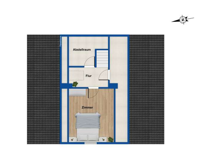 Grundriss Spitzboden