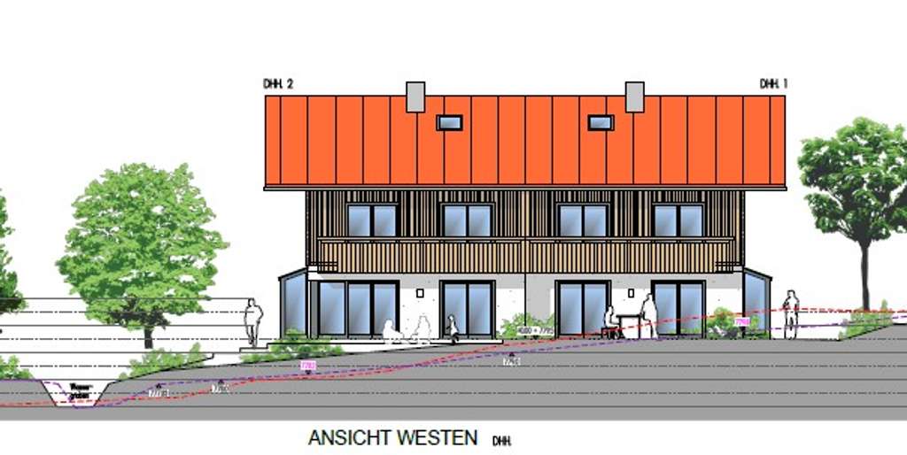 Immobilie in Hausham - Neubau- Dopplehaus in schöner Wohnlage Hausham, nahe dem Schliersee - Bild 3