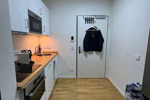 Möbliertes 1-Zimmer-Apartment im Neubau mit Terrasse in Südausrichtung – Dieselstraße 59, 22307 Barmbek-Nord, Hamburg – Vorschaubild 1