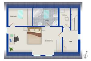 Freistehendes Einfamilienhaus mit Südterrasse und Garage in begehrter Wohnlage von Berlin-Mariendorf – 12107 Mariendorf, Berlin – Vorschaubild 23