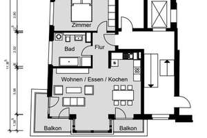 Frankfurt Ostend / Stilvoll möblierte 2-Zimmer Wohnung genüber der EZB /Stylishly Furnished 2-Room A – Die vollständige Adresse der Immobilie erhältst du vom Anbieter., 60314 Ostend, Frankfurt am Main – Vorschaubild 26