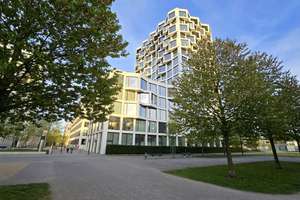 Exklusives 2 Zimmer-Loft vollmöbliert im FRIENDS tower  in Nymphenburg – Birketweg 37, 80639 Nymphenburg, München – Vorschaubild 1