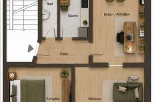 Charmante 2,5-Zimmer Wohnung im Jugendstilhaus - urban wohnen zwischen Stadt & Wiesengrund – Flößaustr. 7, 90763 Südliche Südstadt, Fürth – Vorschaubild 8