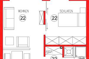 Uninähe - 2 Zimmer KUBOX-Apartment mit Einbauküche und Balkon – Artillerieweg 39a, 26129 Oldenburg (Oldenburg) – Vorschaubild 6