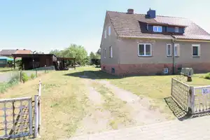 Macher aufgepasst: Teilsanierte DHH in Jessenitz wartet auf Vollendung  – Ludwigslust (Kreis) – Vorschaubild 1
