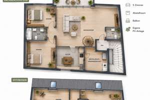 Exklusives Wohnen auf zwei Ebenen - moderne 5-Zimmer-Maisonette mit Balkon & eigener PV-Anlage – Klosterstrasse 26, 46535 Dinslaken – Vorschaubild 17