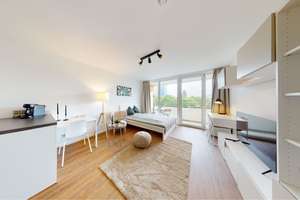 1-Zimmer-Apartment in Schwabing, mit Panoramablick (frisch renoviert) – Leopoldstr. 206, 80804 Neufreimann, München – Vorschaubild 6