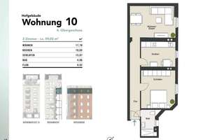 Wohnen am Rathenauplatz – moderne 2-Zimmer-Wohnung im Kwartier Latäng! WE 10 – 50674 Neustadt/Süd, Köln – Vorschaubild 3