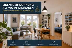Provisionsfrei / Kapitalanlage in Wiesbaden – Sofort Cashflow + massive Steuervorteile nutzen – Die vollständige Adresse der Immobilie erhältst du vom Anbieter., 65187 Biebrich, Wiesbaden – Vorschaubild 1