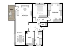 Balkonwohnung mit Potenzial
in Günnigfeld – Die vollständige Adresse der Immobilie erhältst du vom Anbieter., 44866 Günnigfeld, Bochum – Vorschaubild 8