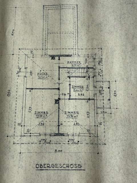 Grundriss Obergeschoss