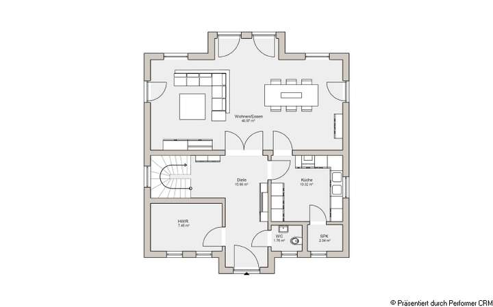 Grundriss Erdgeschoss