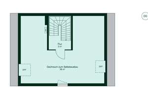 Doppelhaushälfte mit Ausbaupotenzial im Dachgeschoss – Von-Watzdorf-Straße 36, 4463 Großpösna – Vorschaubild 7