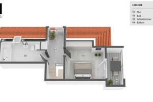 *ZUM EIGENNUTZ*3-Raum-Maisonette-WE mit 2 Süd-Balkonen, Parkett & Tiefgaragenstellplatz in Top-Lage! – Preußenstraße 41, 4289 Probstheida, Leipzig – Vorschaubild 23