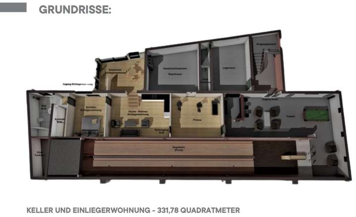 KELLER UND EINLIEGERWOHNUNG