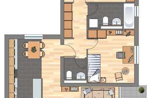 Moderne 3-Zimmer-Wohnung in Wuppertal - Wir renovieren für Sie! – Ehrenhainstraße 120, 42329 Vohwinkel, Wuppertal – Vorschaubild 2