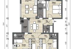 Selten und Großzügig: 5-Zimmer-Wohnung mit Top-Energieprofil und TG-Stellplatz in Düsseldorf – 40595 Garath, Düsseldorf – Vorschaubild 15