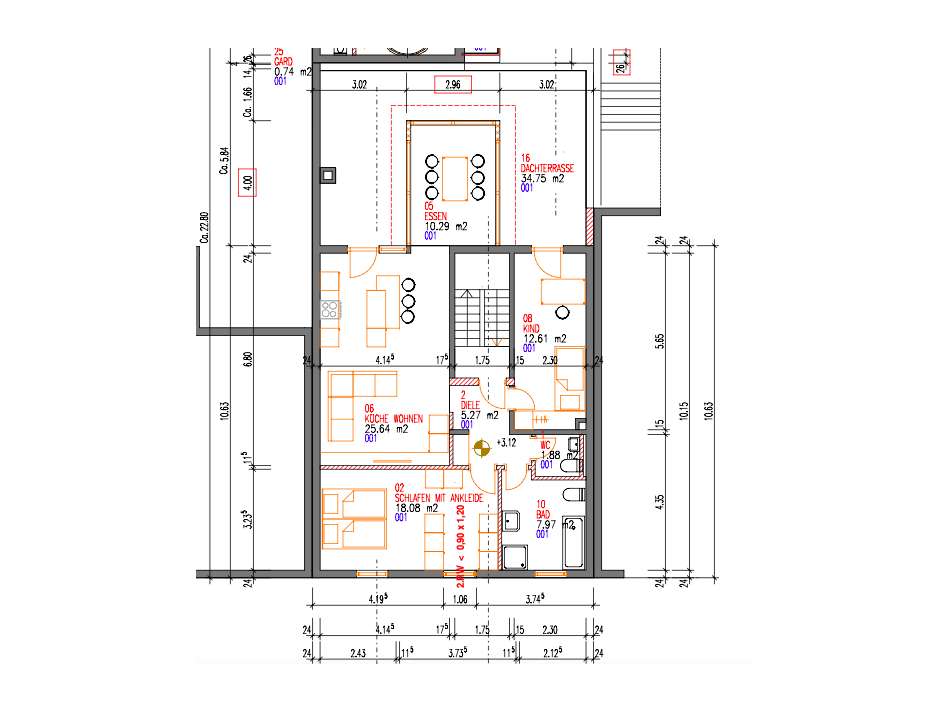 Plan 1OG WE2