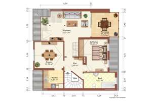 PROFI-FILM: Dreifamilienhaus, 200qm-EG-Einheit bezugsfrei, mit Garten, Garage + 2 vermieteten Whgs – Die vollständige Adresse der Immobilie erhältst du vom Anbieter., 50939 Klettenberg, Köln – Vorschaubild 8