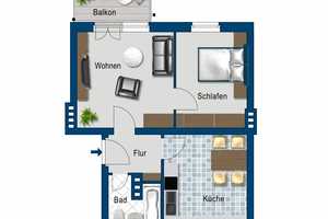 Auf gute Nachbarschaft: ansprechende 2-Zimmer-Wohnung – Cracauer Str. 28, 39114 Magdeburg – Vorschaubild 7