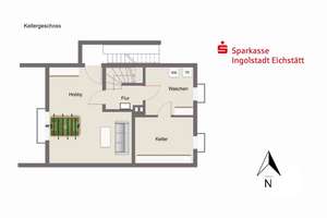 Doppelhaushälfte in Ingolstadt-Nord - Platz für Familie & Freunde  – Die vollständige Adresse der Immobilie erhältst du vom Anbieter., 85055 Nordost, Ingolstadt – Vorschaubild 19