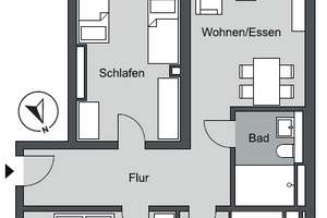 3-Zimmer Wohnung in Kronsrode mit Garten – Rosalind-Franklin-Allee 4, 30539 Bemerode, Hannover – Vorschaubild 10