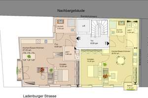 Neubau 2-Zimmerwohnung mit Südbalkon – Ladenburger Straße 14, 69120 Neuenheim, Heidelberg – Vorschaubild 8