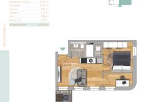 *** modernes Appartement 2,5 Zimmer* gehobene Ausstattung * EBK * Bad mit Dusche*** – Straße der Nationen 82, 9111 Zentrum, Chemnitz – Vorschaubild 18