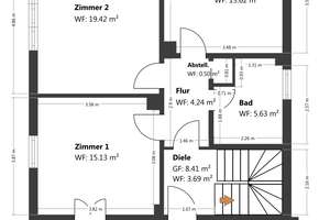 AIGNER - Kaffeemühlenhaus mit traumhaftem Garten und außergewöhnlichem Entwicklungspotenzial – Die vollständige Adresse der Immobilie erhältst du vom Anbieter., 80689 Blumenau, München – Vorschaubild 12