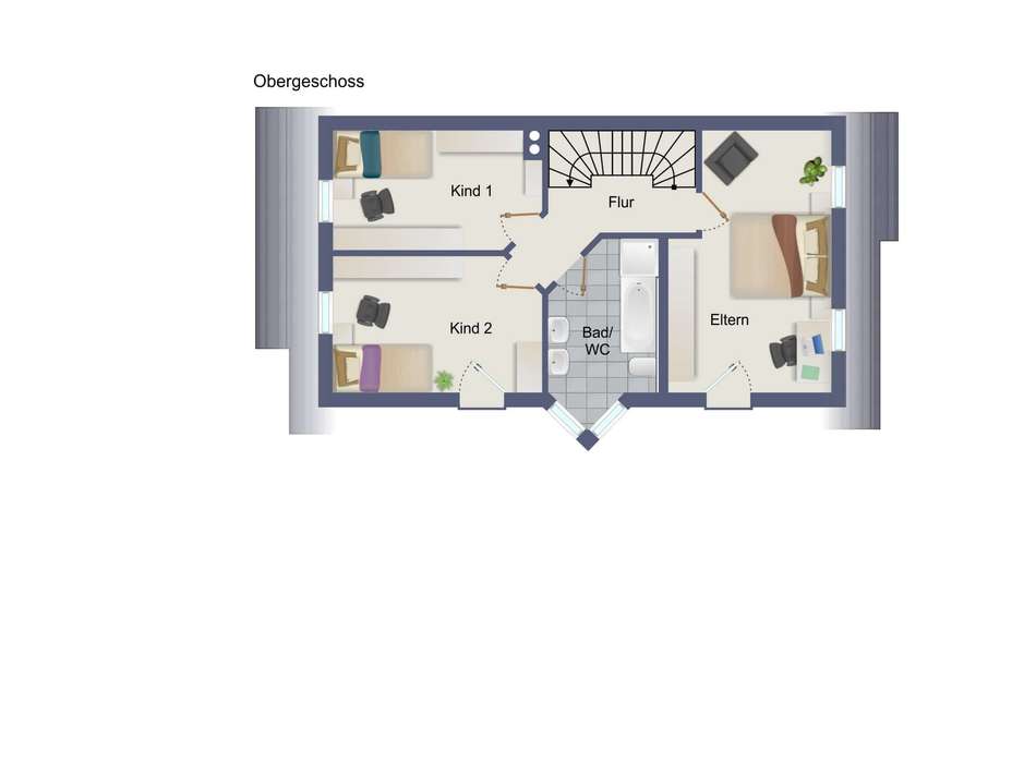 Grundriss Obergeschoss