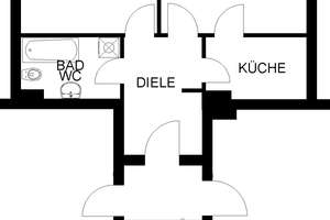 2 Zimmer Wohnung in Haspe – Im Voßhegte 10, 58135 Haspe-Ost, Hagen – Vorschaubild 2