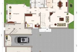 Großzügiges Zweifamilienhaus mit Einliegerwohnung, Garten & Garagen – flexibel nutzbar – Die vollständige Adresse der Immobilie erhältst du vom Anbieter., 49828 Neuenhaus – Vorschaubild 12