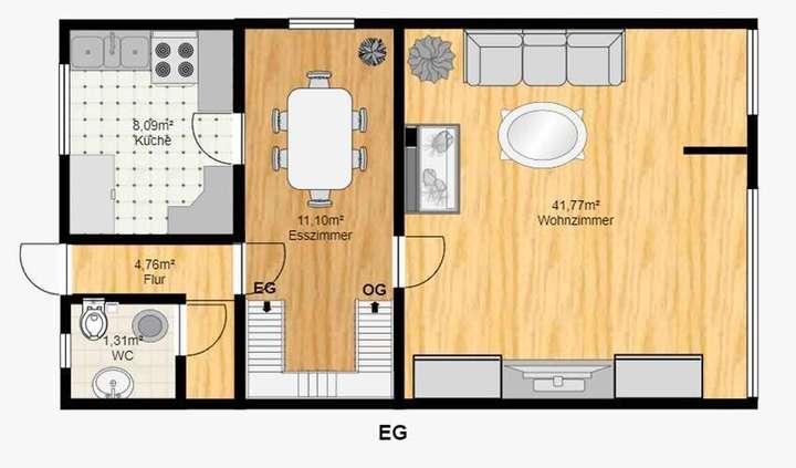 EG-nicht maßstabsgetreu