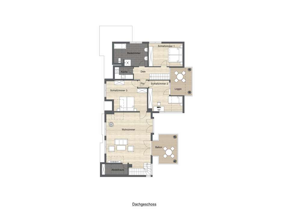 Grundriss Dachgesoss
