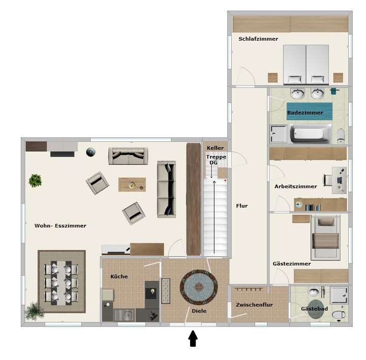 Grundriss Erdgeschoss