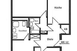 Den Rhein um die Ecke ! - 3 Zimmer mit Balkon – Die vollständige Adresse der Immobilie erhältst du vom Anbieter., 53117 Bonn-Castell, Bonn – Vorschaubild 12