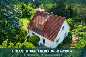 Solides Einfamilienhaus in Berlin-Hermsdorf – Die vollständige Adresse der Immobilie erhältst du vom Anbieter., 13467 Hermsdorf, Berlin – Vorschaubild 1