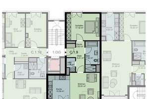 Exklusive 2-Zimmer-Wohnung in parkähnlicher Wohnanlage mit Süd-Balkon – Greifweg 154, 40549 Oberkassel, Düsseldorf – Vorschaubild 18