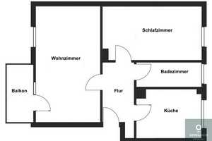 Jetzt gut investieren: gepflegte 2-Zimmer Wohnung in Düsseldorf-Holthausen – Düsseldorf – Vorschaubild 12