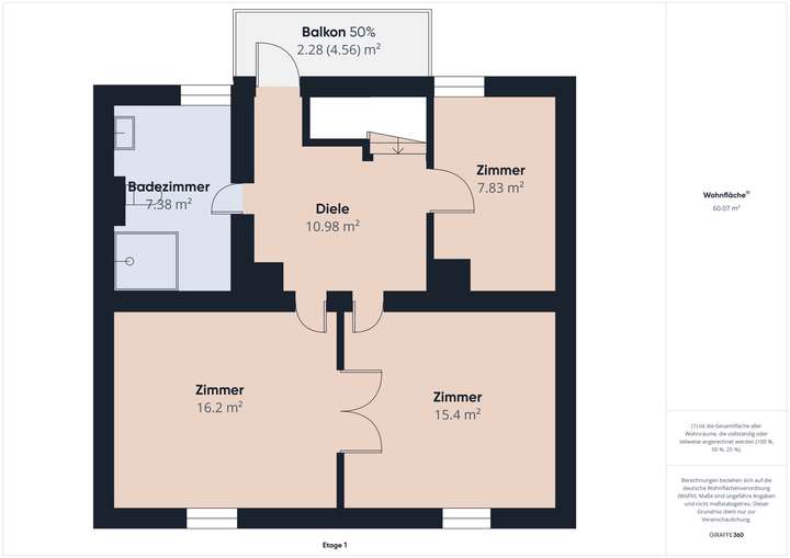 Grundriss Obergeschoss