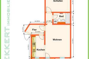 2-Raum-Wohnung mit EBK und schönem Balkon – Margaretenstraße 52, 9131 Hilbersdorf, Chemnitz – Vorschaubild 5