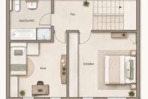 Für Individualisten: 3 Zimmer Maisonette Wohnung mit Garten - zentral und ruhig im Grünen – Die vollständige Adresse der Immobilie erhältst du vom Anbieter., 71034 Böblingen – Vorschaubild 13