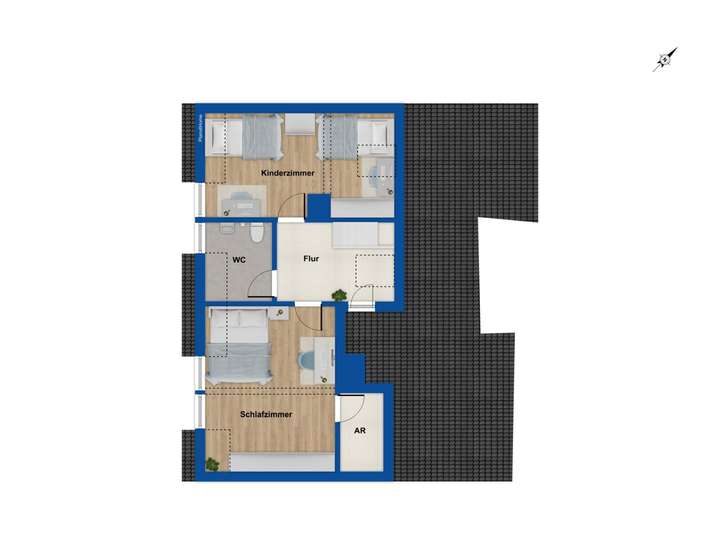 Grundriss Dachgeschoss