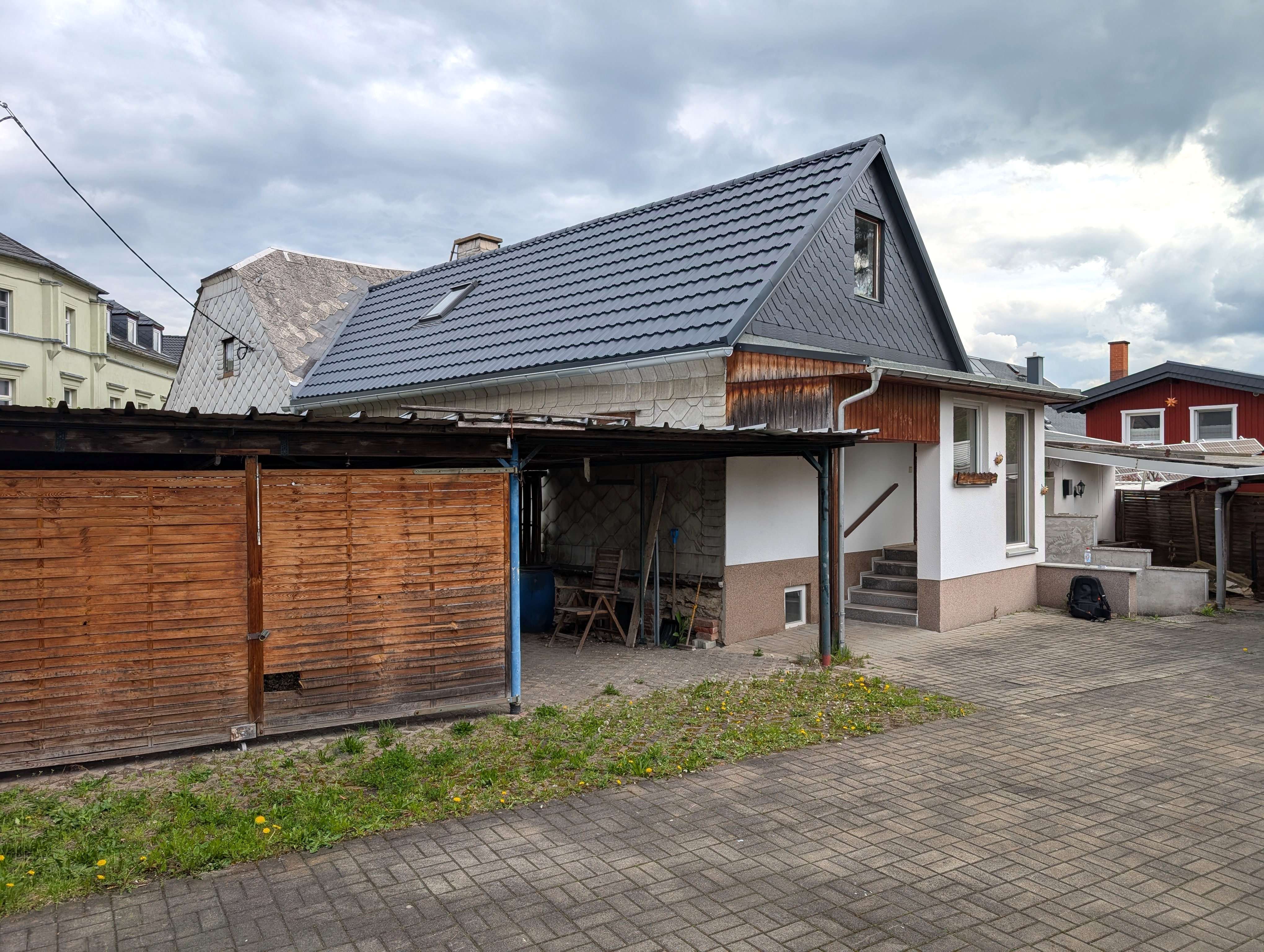 Ländlicher Charme trifft Gestaltungsspielraum – Fachwerkhaus mit Doppelgarage, Erzgebirgskreis – Bild 1