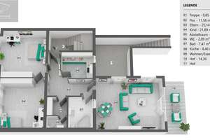 Modernisiertes 3-Familienhaus mit Dachterrasse und Garten  in Mönchengladbach – Die vollständige Adresse der Immobilie erhältst du vom Anbieter., 41238 Odenkirchen-Mitte, Mönchengladbach – Vorschaubild 27