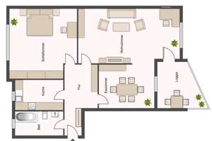 Modernisierte 2,5-Zimmer-Wohnung am Grünzug Sennestadt Nord – Die vollständige Adresse der Immobilie erhältst du vom Anbieter., 33689 Sennestadt, Bielefeld – Vorschaubild 8