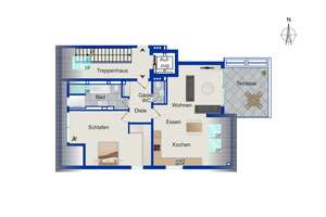 Exklusive 2-Zimmer-Wohnung | Barrierefrei | Modern | Dortmund-Gartenstadt – Die vollständige Adresse der Immobilie erhältst du vom Anbieter., 44141 Westfalendamm, Dortmund – Vorschaubild 11
