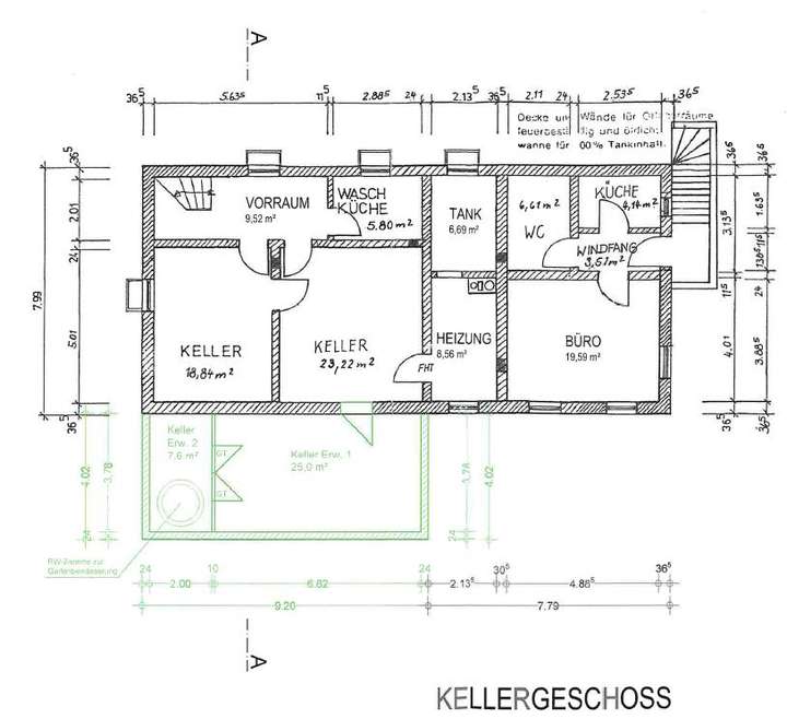 Grundriss - Kellergeschoss