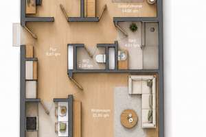 RESERVIERT: ca. 82 m² Wohnkomfort 3-Zimmer Perfekt für Paare, Familien oder Homeoffice – Die vollständige Adresse der Immobilie erhältst du vom Anbieter., 80886 Friedenheim, München – Vorschaubild 26