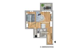Leipzig-Alt-Lindenau – Stilvolle 2-Zimmer-Wohnung mit Balkon am Palmgarten | Baujahr 2016 | sofort b – Lionstrasse 10, 4277 Lindenau, Leipzig – Vorschaubild 6